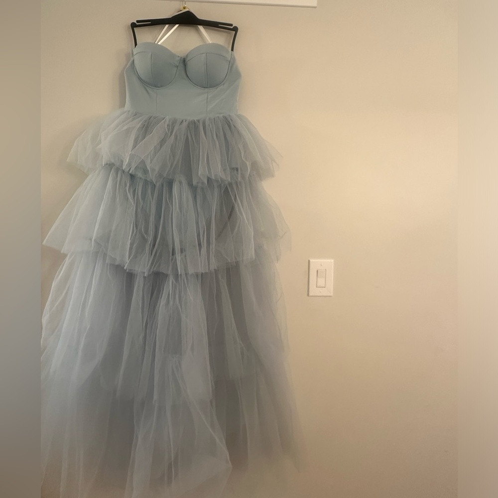 Untamed Petal Blue tulle dream dress - Picture 3 of 7